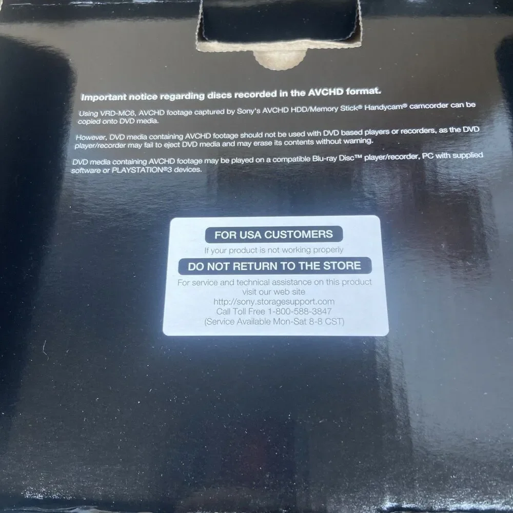 SONY DVD Recorder DVDirect VRD-MC6 Multi-fuction Transfer to DVD